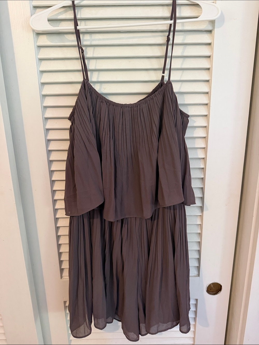 Flowy Mauve Spaghetti-Strap Romper